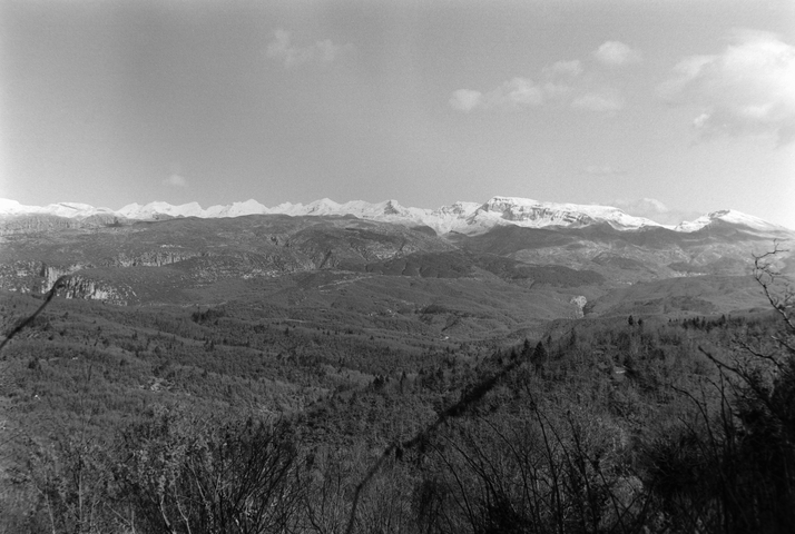 A view towards Vikos gorge from Elati in Zagorohoria