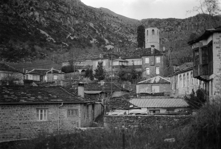 The village of Kapesovo in Zagorohoria, Greece