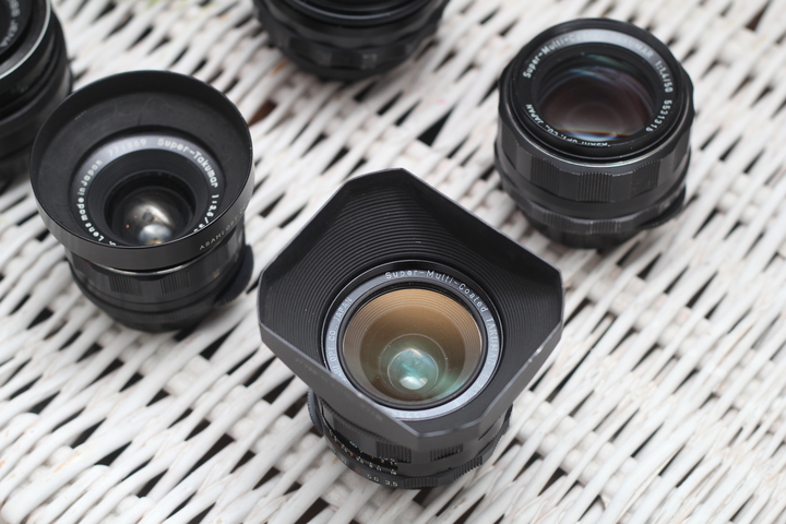 Asahi Pentax M42 Lenses 28mm, 35mm and 50mm