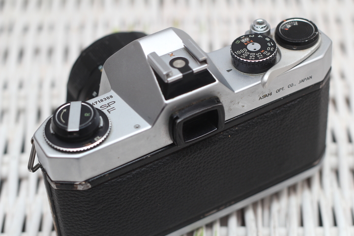 Asahi Pentax Spotmatic F Film Camera top view