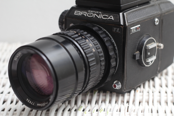 Zenza Bronica EC-TL medium format film camera close up